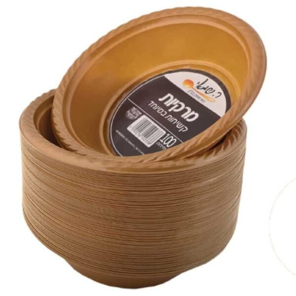 מרקיות זהובות חד פעמי 100 יחידות