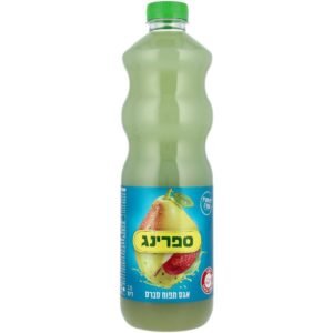 מיץ בטעם אגס-תפוח-סברס ספרינג 1.5 ליטר